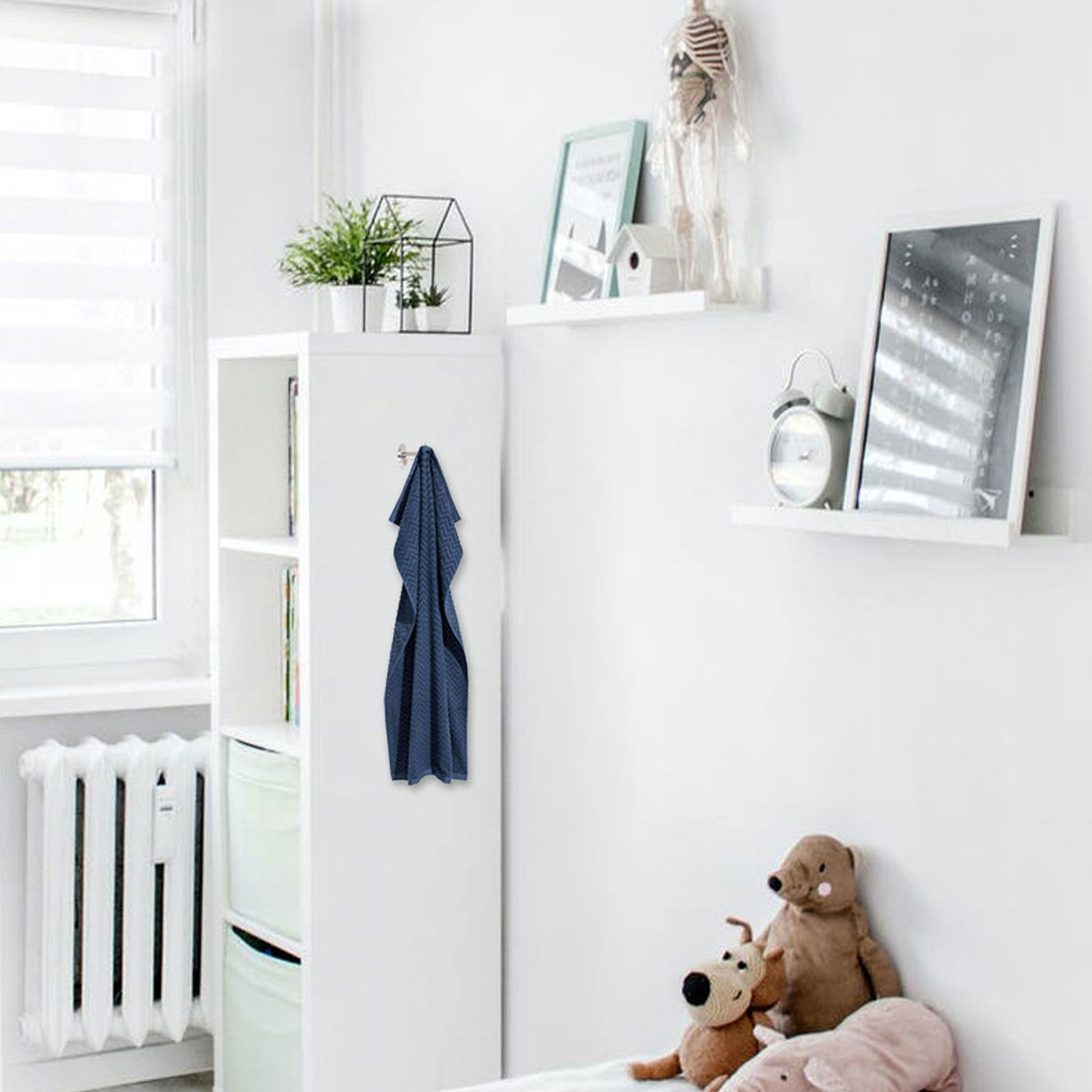 Home Design Bathroom - 6 قطع خطافات معدنية من الفولاذ