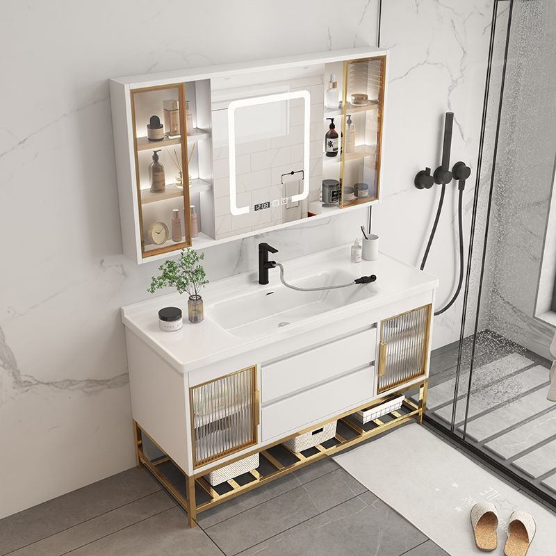 Home Bathroom Sink - خزائن حمام مع حوض مدمج، تصميم