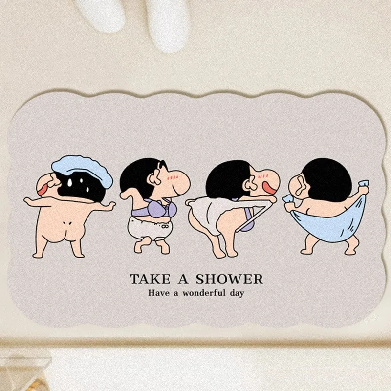 Home Bathroom Movie - حصير أرضية ماصة مانعة للإنزلاق ،