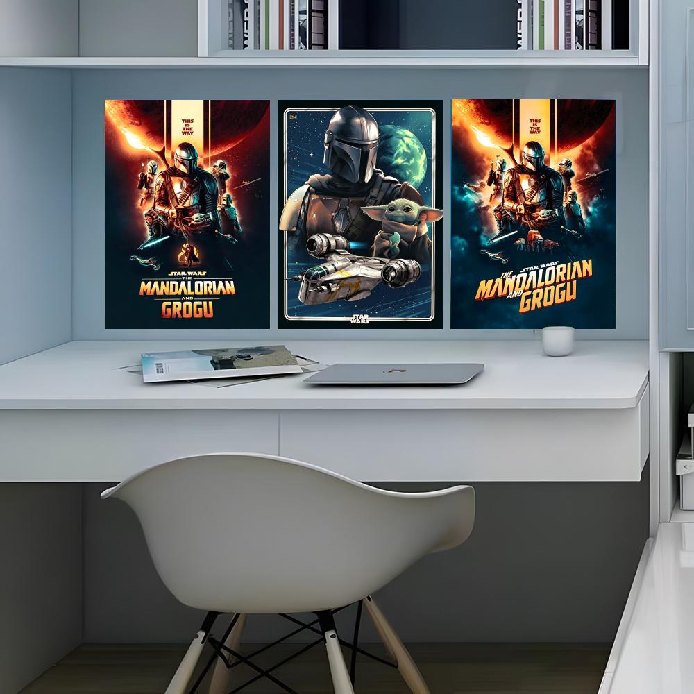 Home Bathroom Movie - ملصق فني أنيق لفيلم The M-ManDaloRian-N