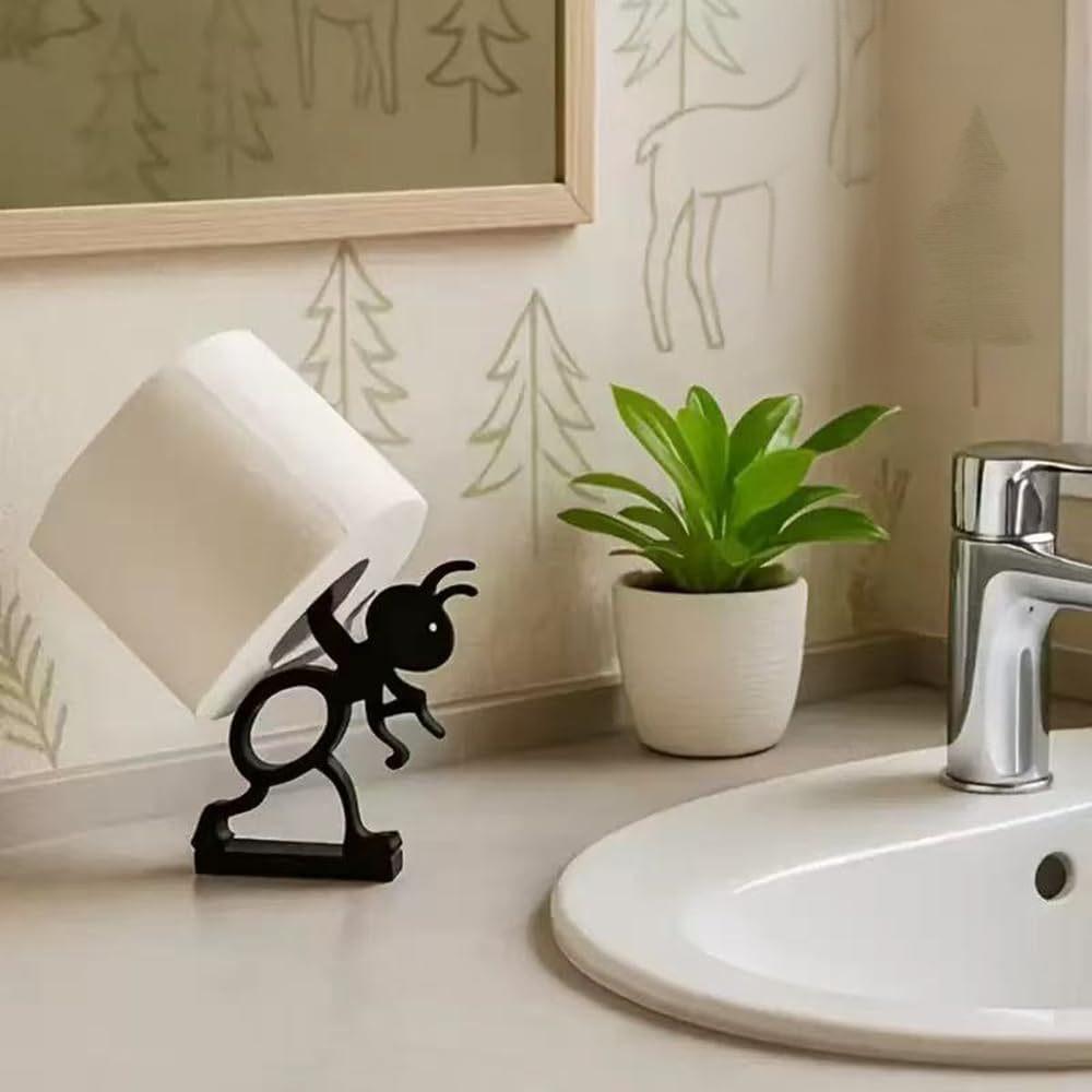 Home Living Bathroom Vanity - ثلاثية الأبعاد المطبوعة النمل حامل ورق