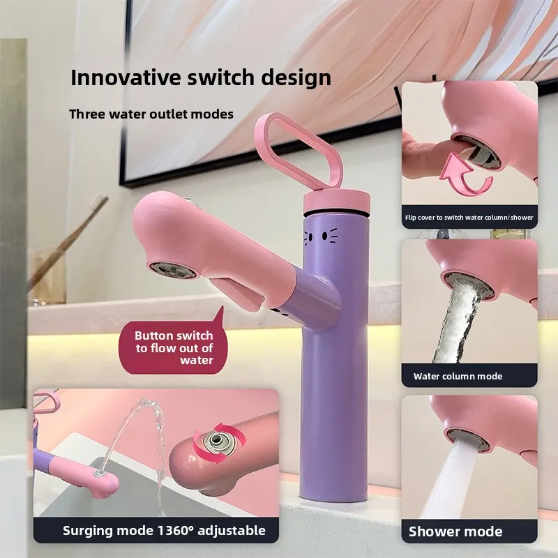 صنبور ماء ساخن وبارد أنيق للاس - مراجعة Home Bathroom Sink وسعره