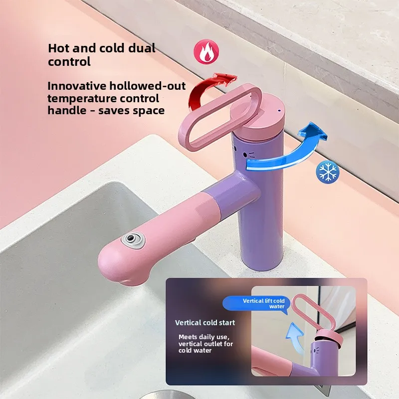 صنبور ماء ساخن وبارد أنيق للاس - مراجعة Home Bathroom Sink وسعره