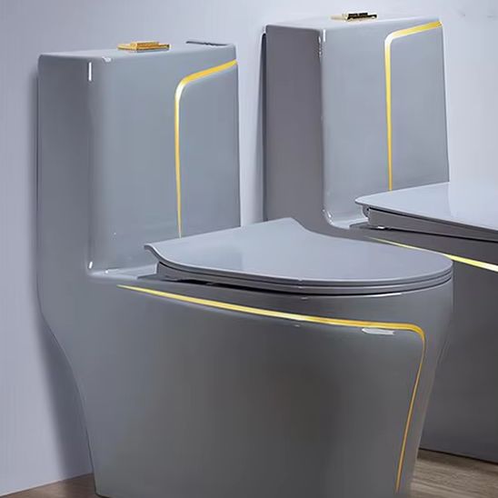 مرحاض سيراميك رمادي بقطعة واحد - مراجعة Home Bathroom Ware وسعره