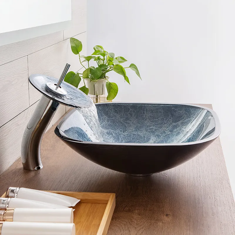 حوض غسيل عصري من الزجاج المقوى - مراجعة Home Bathroom Ware وسعره
