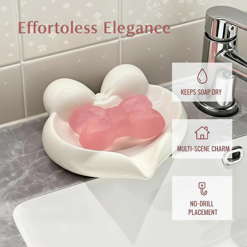 طبق صابون سيراميك بتصميم قلب و - مراجعة Home Bathroom Sink وسعره