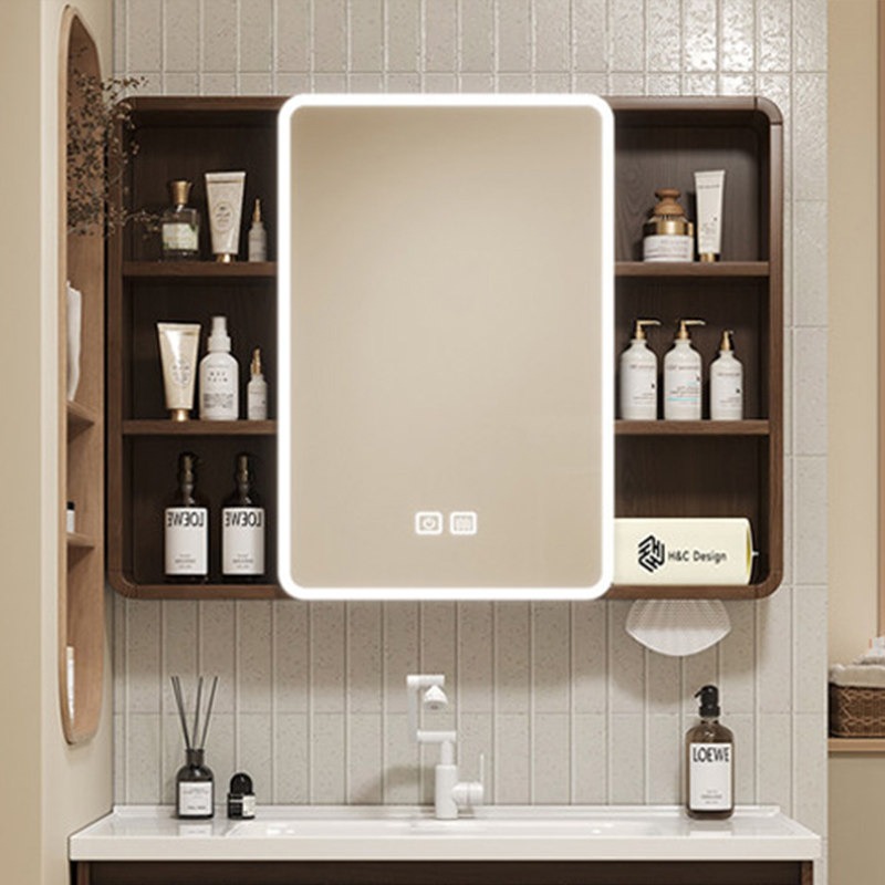 خزانة حمام بمرآة ورفوف، تصميم  - مراجعة Home Design Bathroom وسعره