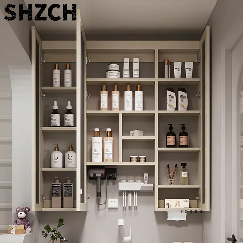 مرآة حمام عصرية سميكة مع خزانة - مراجعة Home Living Bathroom Vanity وسعره