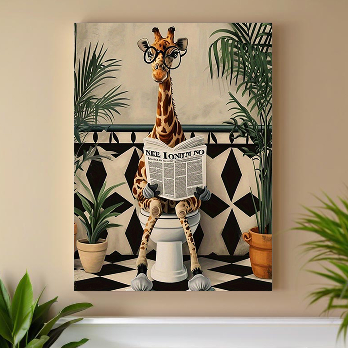 لوحة قماشية مسطحة ثنائية الأبع - مراجعة Home Design Bathroom وسعره