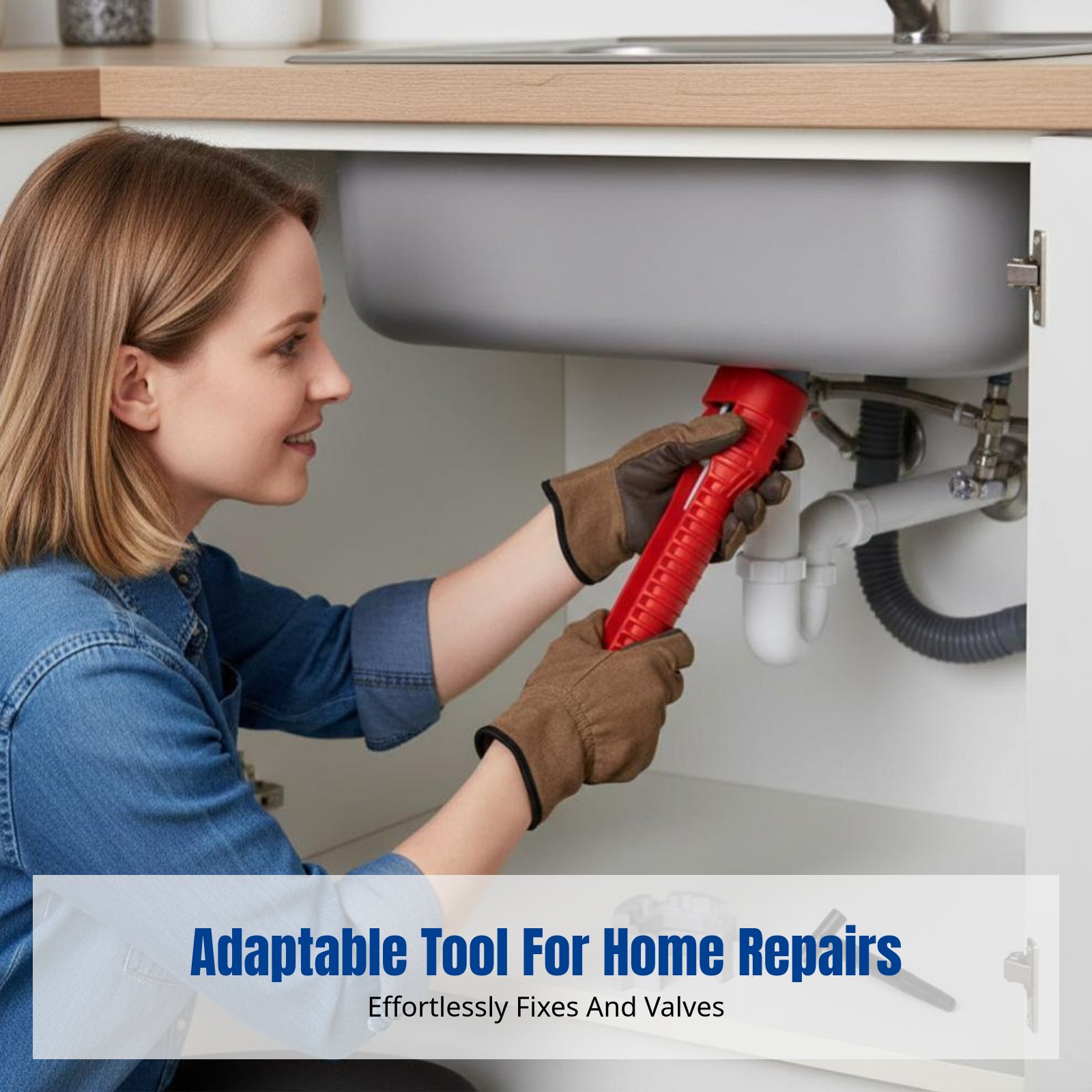 مفتاح ربط للسباكة، أداة بلاستي - مراجعة Home Bathroom Sink وسعره