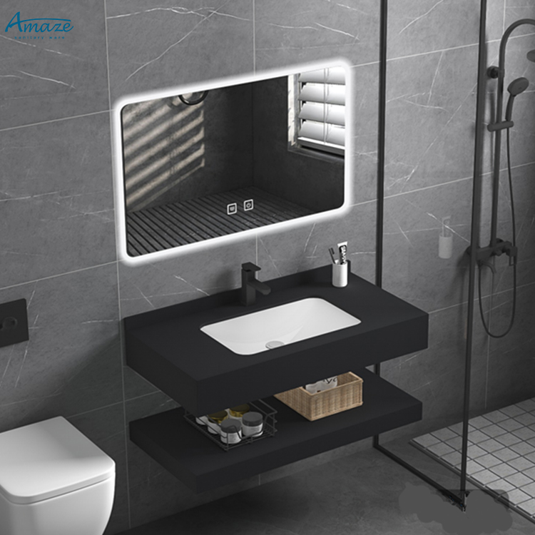 خزانة حمام متينة ذات طبقتين مث - مراجعة Home Living Bathroom Vanity وسعره